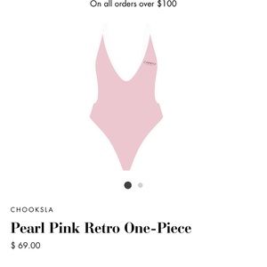 Pink CHOOKS one piece! BoutineLA